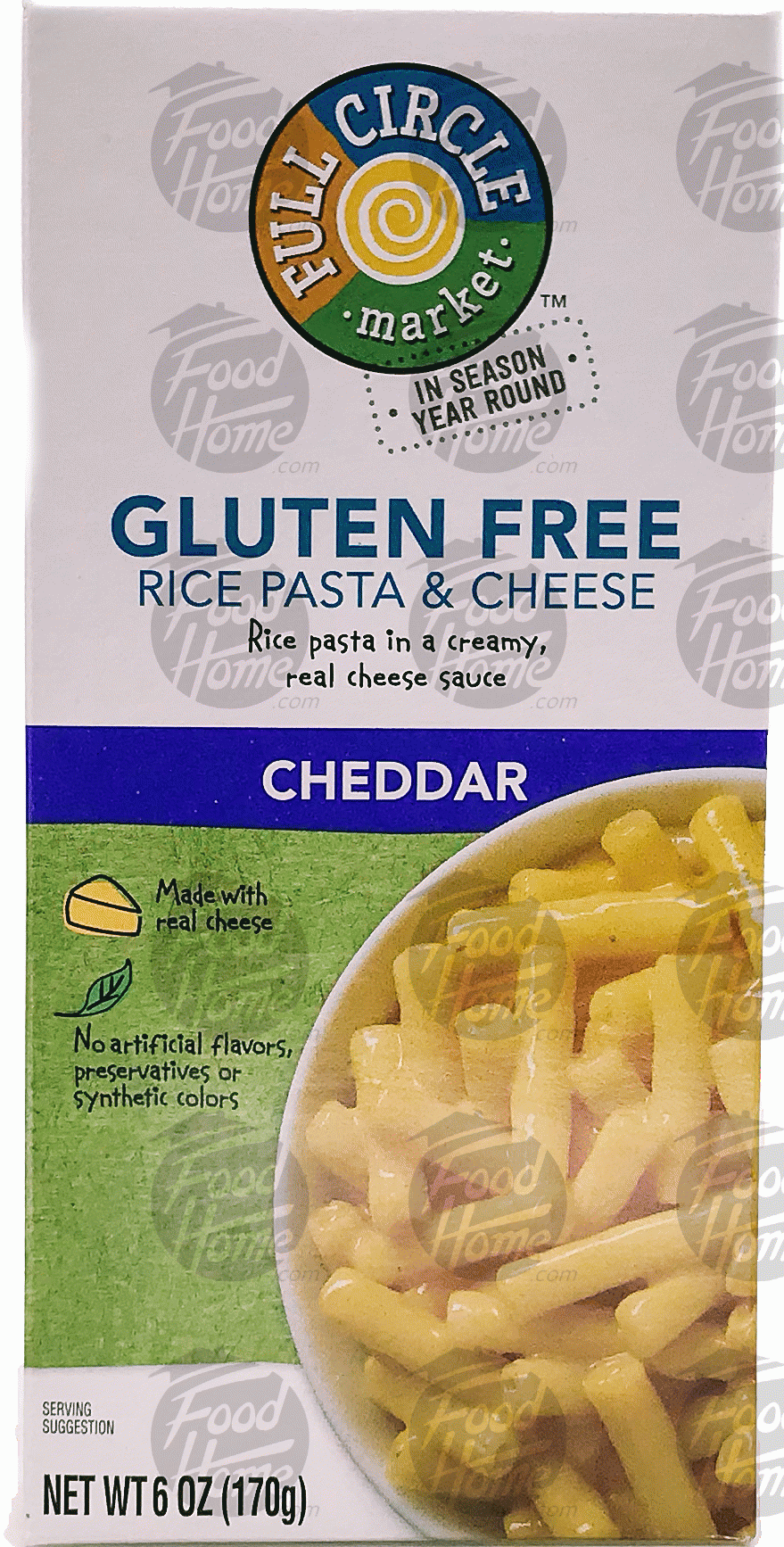 Full Circle  rice pasta & cheese kit, cheddar, gluten free Full-Size Picture